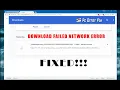 Fixing Download Failed Network Error on Google Chrome 2023 New Working Tutorial PC Error Fix