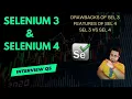 Selenium 3 and Selenium 4 Features of Selenium 4 Cons of Selenium 3 Selenium 3 vs Selenium 4