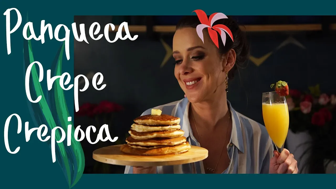PANQUECA AMERICANA, CREPE DE NUTELLA E MORANGO E CREPIOCA