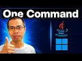 The Fastest Way to Install Oracle JDK on Windows One Command and You re Done