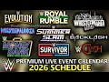 WWE Premium Live Event 2026 Calendar Schedule Predicting Every WWE PLE 2026 Location
