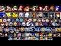Roster in different Smash Bros - Games