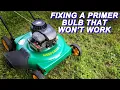 Fixing A Primer Bulb On A Weedeater Mower
