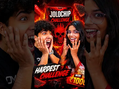 The Hardest Jolo Chip Challenge 🌶️🔥 | Win ₹1,000! 😱💰