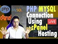 PHP MYSQL connection using cPanel Hosting Hindi