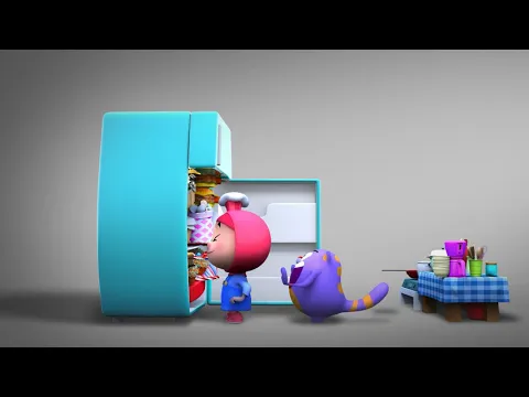 Animasi Anak Si Bulan Koki Super | Lapar Mata