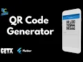 QR Code generator in Flutter using GetX Flutter GetX