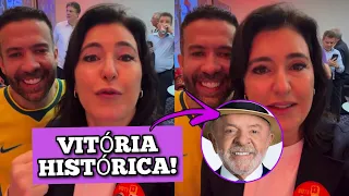 Janones e Simone Tebet SE EMOCIONAM com a VITÓRIA HISTÓRICA de Luiz Inácio Lula da Silva ⭐