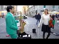 Lagu Ob-La-Di, Ob-La-Da 🎷🎻 Sax \u0026 Violin | Karolina Protsenko e Daniele Vitale