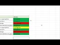 Excel How to Create Color Drop-Down Lists Progress Percentage Bars