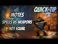 Everquest Legends Motes Spells Vs Weapons Quick Tip 11 Motes not equal