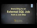 SQL Server Agent - Branching to External Jobs