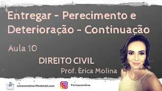 AULA 10 - PERECIMENTO E DETERIORAÇÃO - CONTINUAÇÃO
