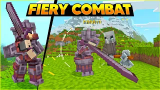 EPIC RPG COMBAT di Minecraft Bedrock‼️(Fiery Combat Addon)
