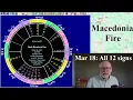 Tues Mar 18 2025 astrology ALL 12 SIGNS the Macedonia fire