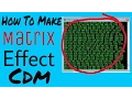 How to make the Matrix Effect using NOTEPAD and CDM