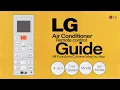 How to Use Air Conditioner Remote Controller LG Dual Inverter Hot Cold Split AC All Functions