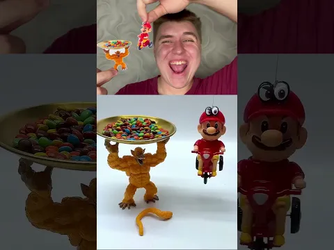 PINK BOX REACT Mario Meets Golden Oozaru?! 😱 | Super Mario Bros Toy Unboxing ASMR