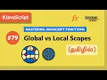 - Javascript Scopes Global vs Local Scope