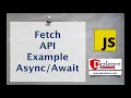 19 - Async Data Fetching Mastering Fetch API Await JS