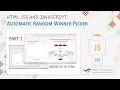 Part1 Automatic Random Winner Picker XD to HTML Convert