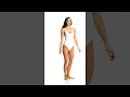 Download Lagu Aerin Rose Anza Stripe White Opal Dusk One Piece Swimsuit | SwimOutlet.com