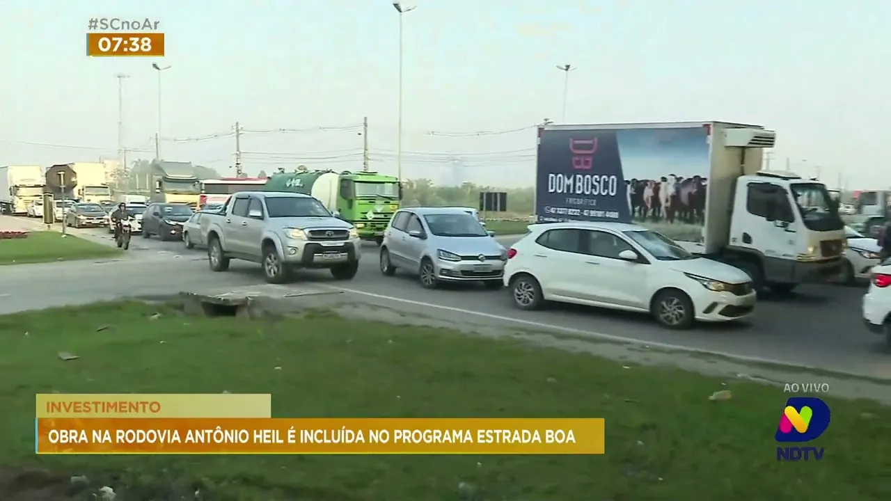 Rodovia Antônio Heil faz parte do pacote de recuperação de estradas do governo estadual