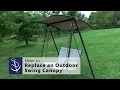 How to Replace an Outdoor Swing Canopy