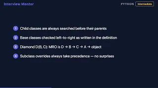 Python MRO Explained C3 Linearization
