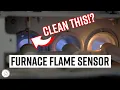 DIY How to clean a furnace flame sensor - Watch guard mode HVAC