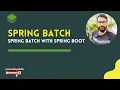 How to create spring batch application using spring boot