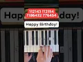 Download Lagu Happy Birthday (Easy Piano Tutorial)