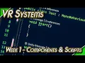 Virtual Reality Systems - Week 1