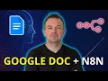 How to Connect Google Docs to N8N Step by Step Tutorial