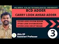 BCD Adder CLA EET206 Logic System Design Digital Electronics KTU