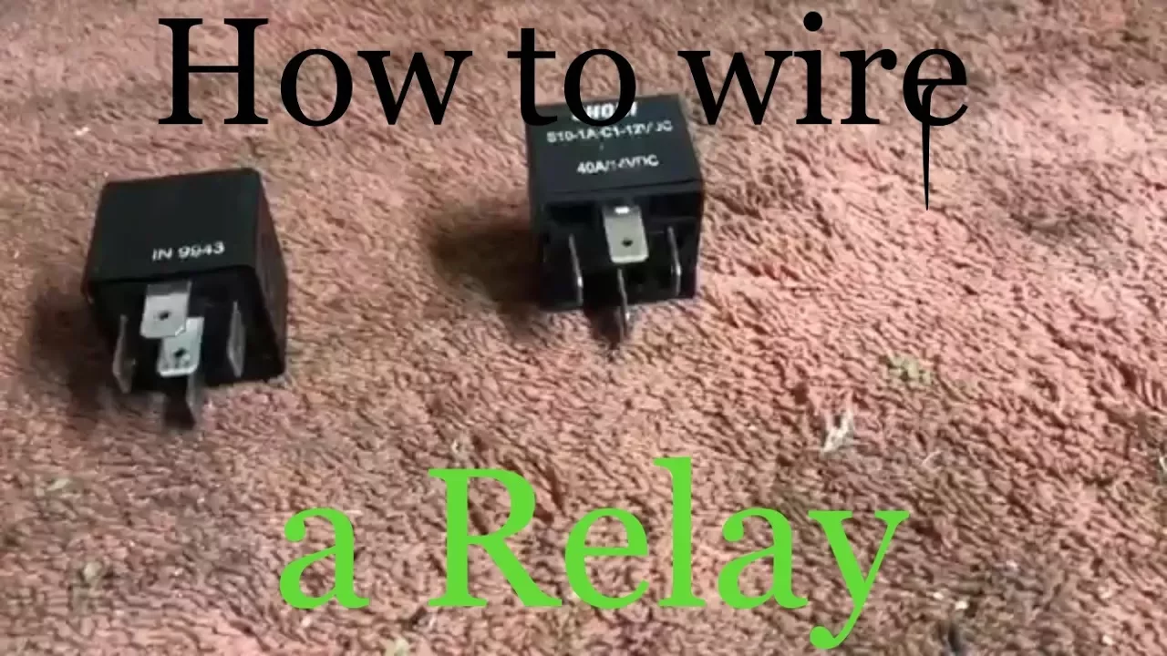 How to Wire a Relay (12V relays and how they work)