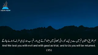 surah al anbiya 30 35 u0026 surah al muminun 58 61 qari abdullah ghamidi