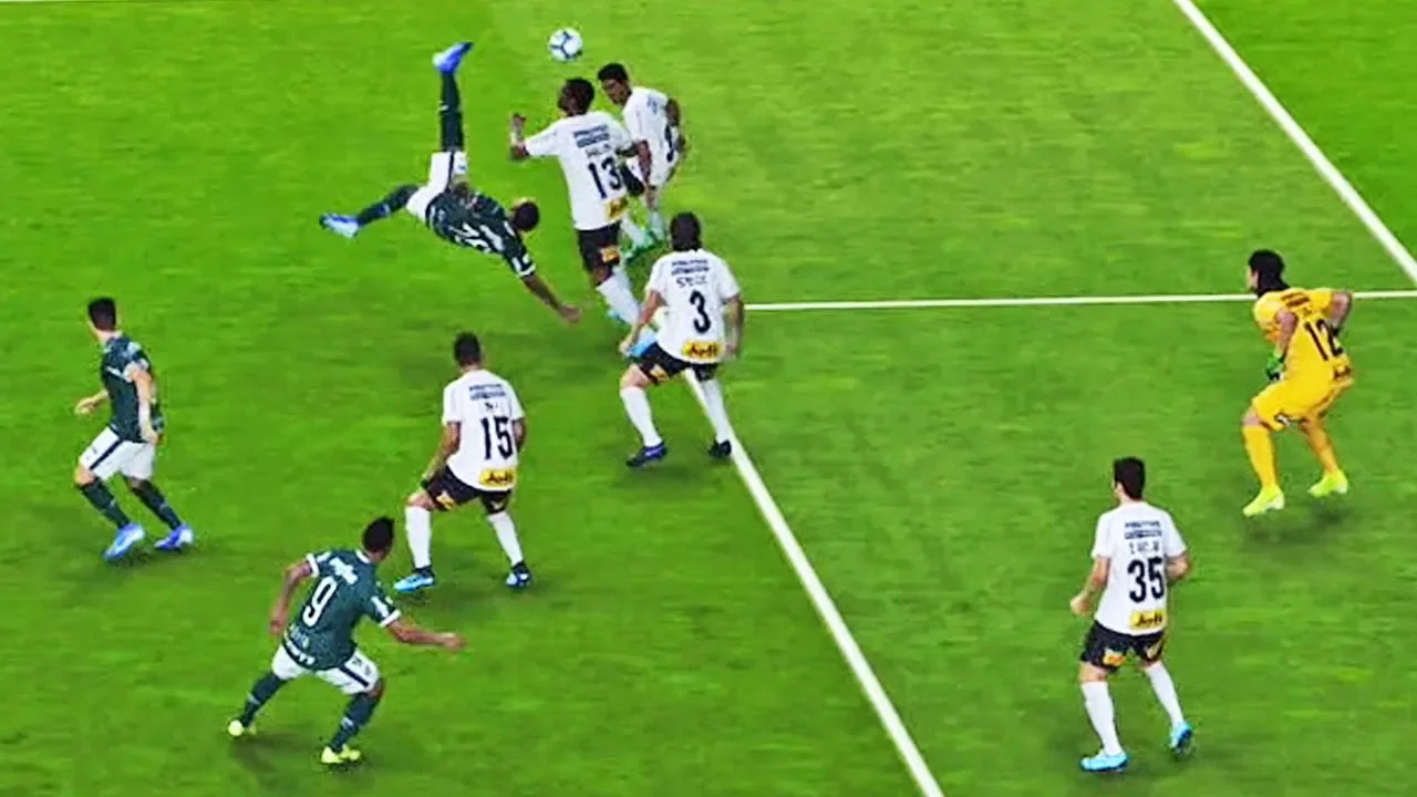 Palmeiras Vs Corinthians com Lances Mágicos: Pro Evolution Soccer 2020 (PES 2020)