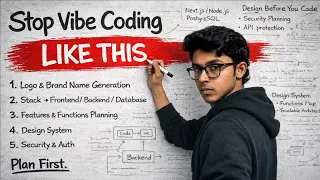 Stop Vibe Coding Without a Plan Do This First