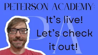 First Look: Peterson Academy Beta Launch