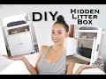 DIY HIDDEN CAT LITTER BOX INEXPENSIVE