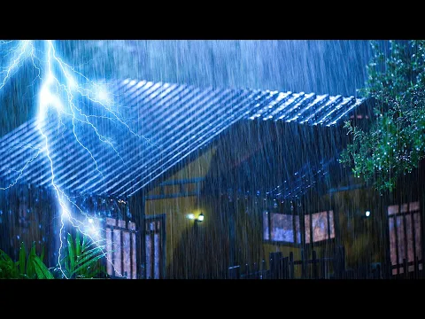 Download MP3 Heavy Rain On The Roof Provides Deep Sleep 😴 Sounds Of Heavy Rain To Sleep
