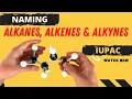 Naming alkanes alkenes and alkynes in organic chemistry