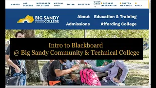 Introduction to Blackboard Big Sandy Community Technical College