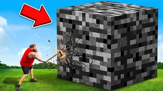 World's Strongest Man VS Minecraft Bedrock! | Full Movie