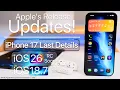 Download Lagu Apple Release Updates, iPhone 17 Pro, iOS 18.7 and iOS 26 RC