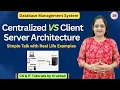 DBMS 39 Centralized VS Client Server Architecture with Examples