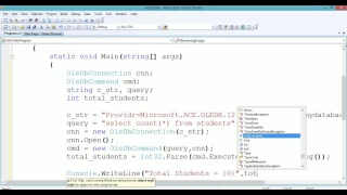 ADO Net - C Console Applications