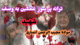 ترانه پر سوز غمگین به وصف شهید مولانا مجیب الرحمن انصاری 