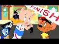 Download Lagu Looney Tunes | Daffy and Porky Run a Marathon | WB Kids
